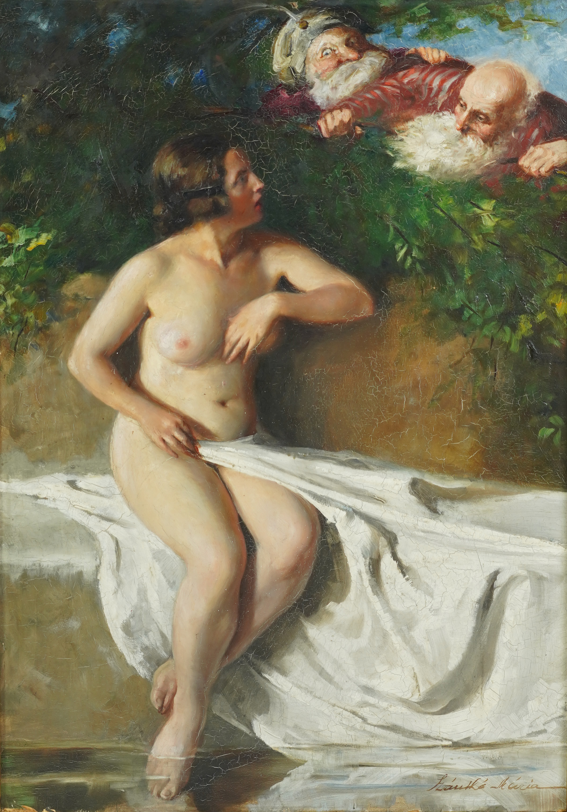 Continental School, early 20th century, 'Susanna and The Elders'